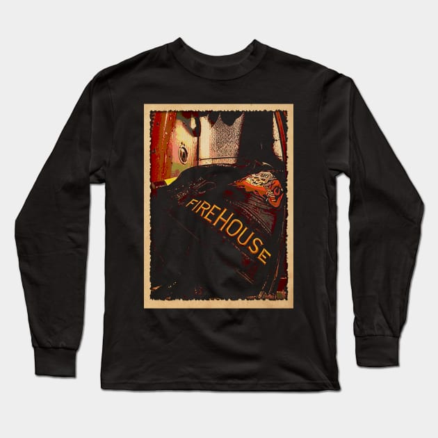 Heart-Pounding Harmonies Firehouses Merchandise for Those Who Crave Classic Rock Passion Long Sleeve T-Shirt by Zombie Girlshop